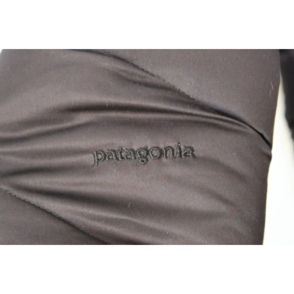 Patagonia Downtown Jacket Hooded Puffer Black Down Coat Womens Size Large H14287 - Picture 13 of 15